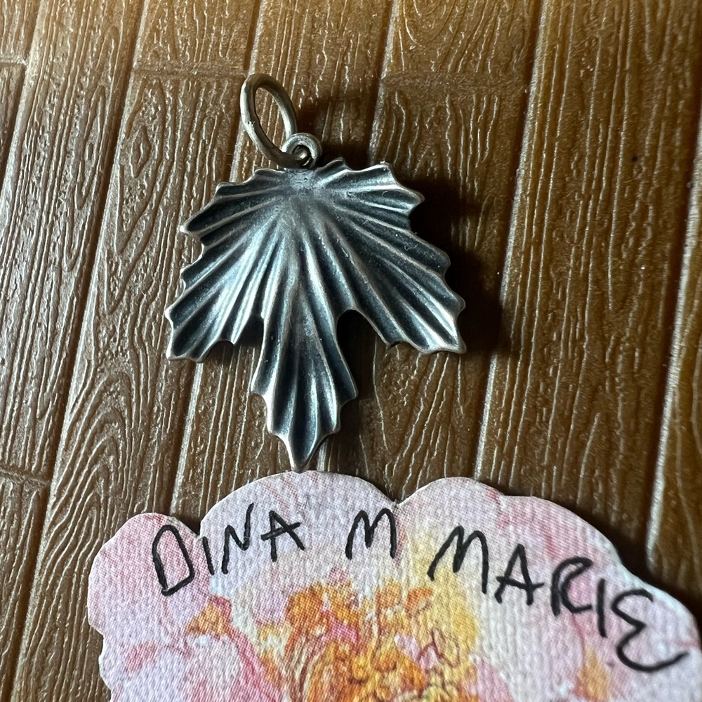 James Avery Retired Maple Leaf Charm! 925